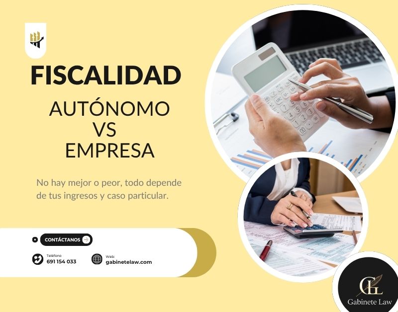 impuestos autonomo irpf vs impuesto sociedades empresa España