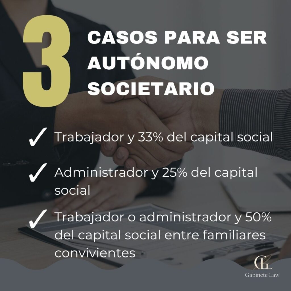 quién debe darse de alta como autónomo societario requisitos capital social