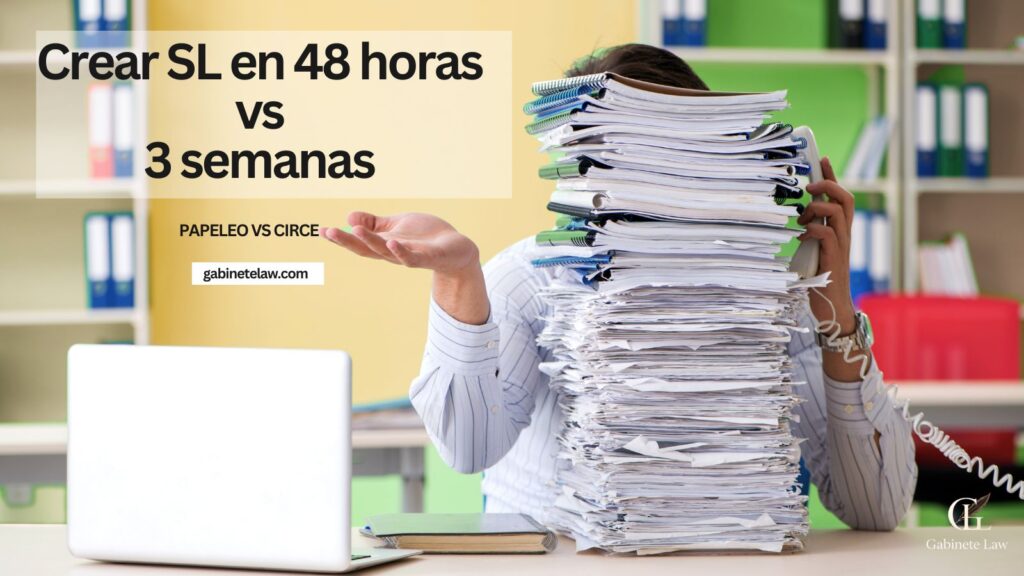 Diferencias entre crear una Sociedad Limitada con CIRCE y el método tradicional en España y tiempo de creación